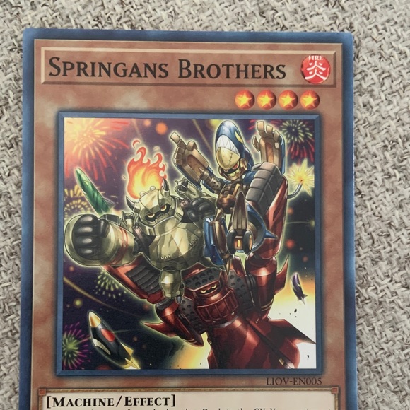 Springans Brothers Yu-Gi-Oh! Card - Picture 2 of 4
